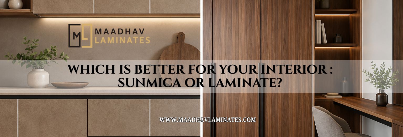 Which is Better for Your Interior : Sunmica or Laminate?